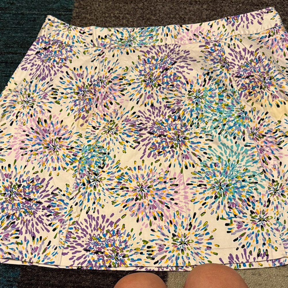 Lane Bryant Colorful Burst Mini Skirt